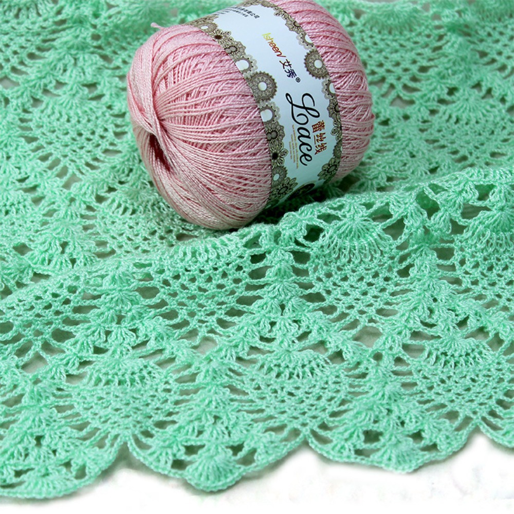 50g/Ball Soft Cotton Lace Yarn - Cotton Embroidery Thread Skeins review and price