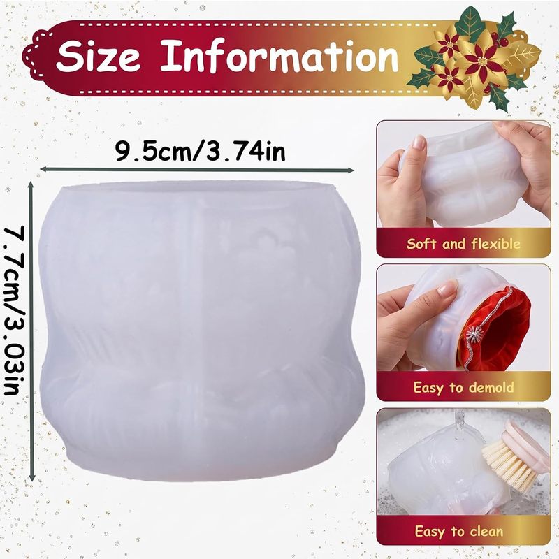 1Christmas-themed epoxy resin  - Silicone Epoxy Resin Molds Set review and price