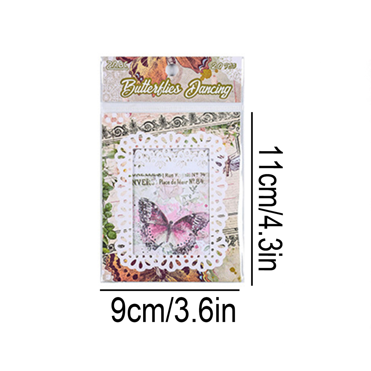 20pcs Non-Adhesive Vintage Flo - Scrapbooking review and price