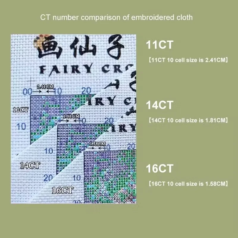 [Full stitch] [CC6338-Little C - Cross Stitch Stamped Kits Beginners review and price